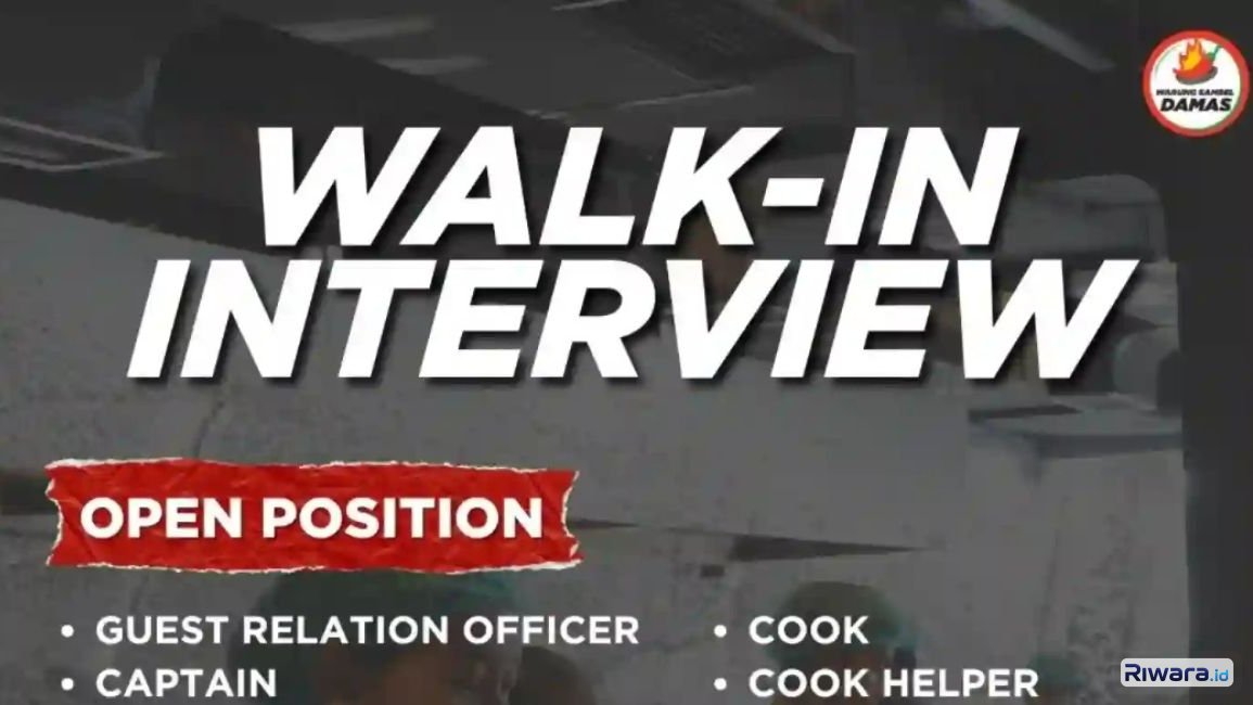 Lowongan walk in interview Warung Sambal Damas
